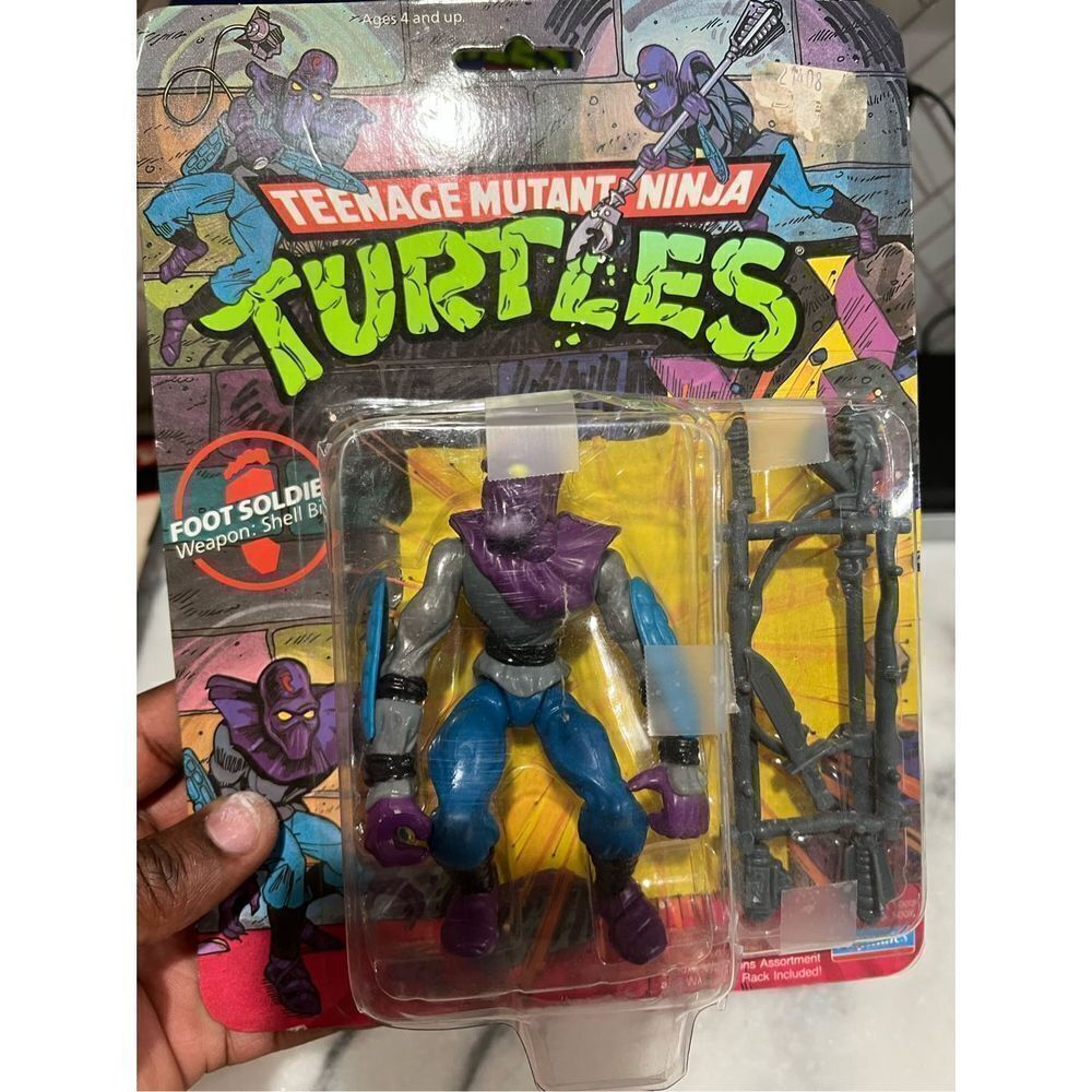 TMNT Teenage Mutant Ninja Turtles RA 1988 rare Foot Soldier Action Figure